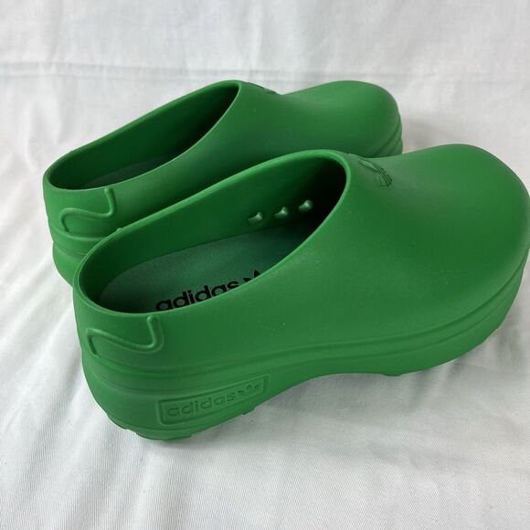 Women's Adidas Adifom Stan Smith Mule Shoes Clogs Green Sz 7 - Picture 4 of 10
